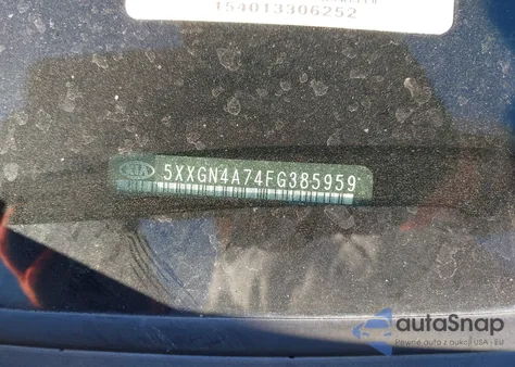 2015 Kia Optima Ex from USA, damaged, VIN 5XXGN4A74FG385959